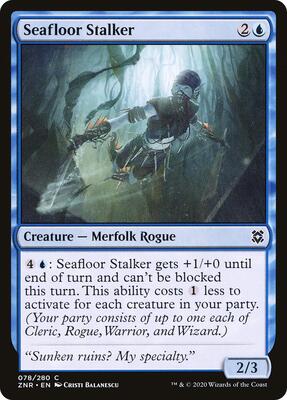 Seafloor Stalker card from Zendikar Rising