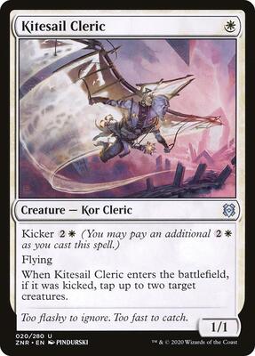 Kitesail Cleric card from Zendikar Rising