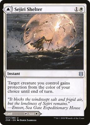 Sejiri Shelter card from Zendikar Rising