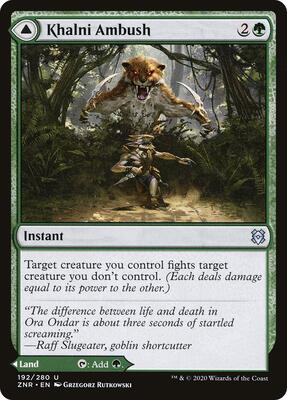 Khalni Ambush card from Zendikar Rising