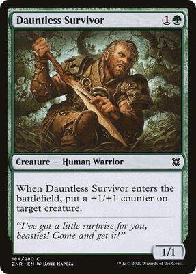 Dauntless Survivor card from Zendikar Rising