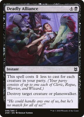 Deadly Alliance card from Zendikar Rising