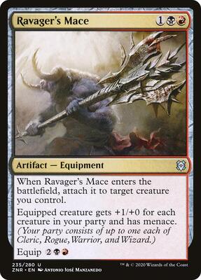 Ravager's Mace card from Zendikar Rising