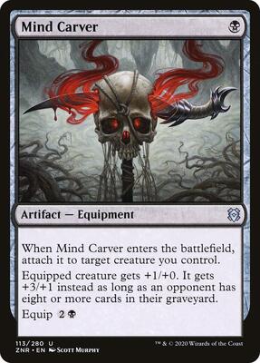 Mind Carver card from Zendikar Rising