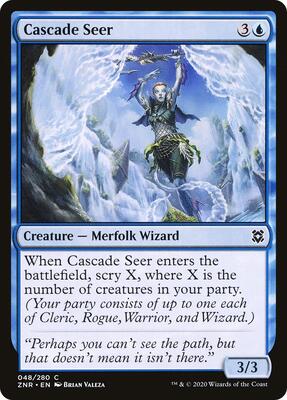 Cascade Seer card from Zendikar Rising
