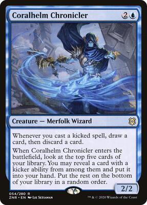 Coralhelm Chronicler card from Zendikar Rising
