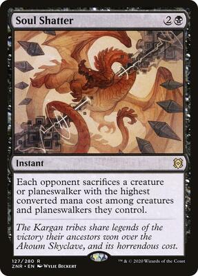 Soul Shatter card from Zendikar Rising