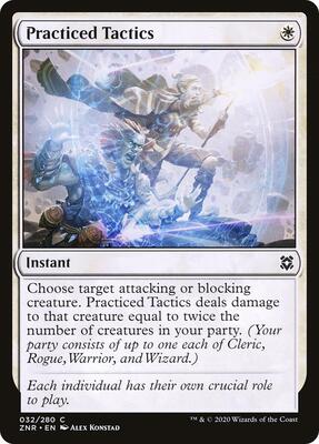 Practiced Tactics card from Zendikar Rising