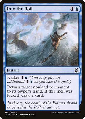 Into the Roil card from Zendikar Rising