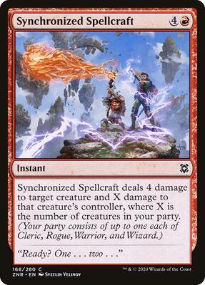 Synchronized Spellcraft card from Zendikar Rising