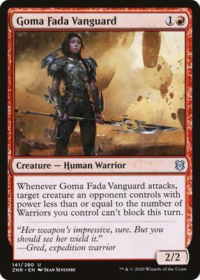 Goma Fada Vanguard card from Zendikar Rising