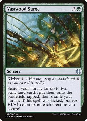 Vastwood Surge card from Zendikar Rising