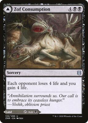 Zof Consumption card from Zendikar Rising