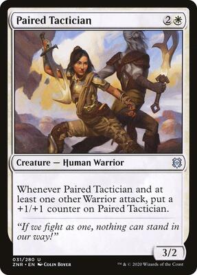 Paired Tactician card from Zendikar Rising