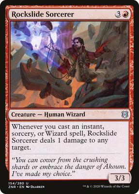 Rockslide Sorcerer card from Zendikar Rising