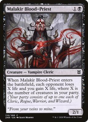 Malakir Blood-Priest card from Zendikar Rising