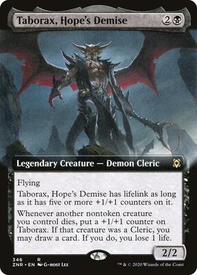 Taborax, Hope's Demise (Extended Art) card from Zendikar Rising