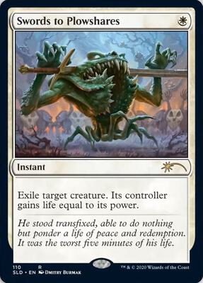Swords to Plowshares (110) card from Secret Lair Drop Series