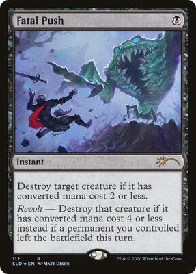 Fatal Push (112) card from Secret Lair Drop Series