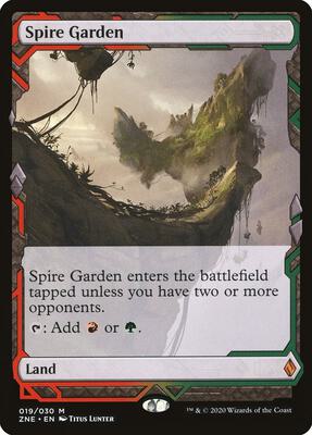 Spire Garden card from Zendikar Rising Expeditions