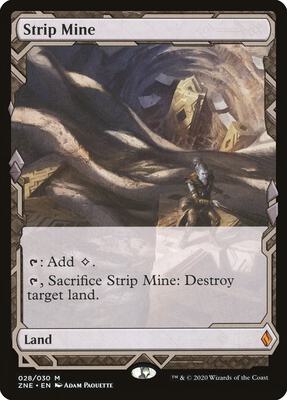 Strip Mine card from Zendikar Rising Expeditions