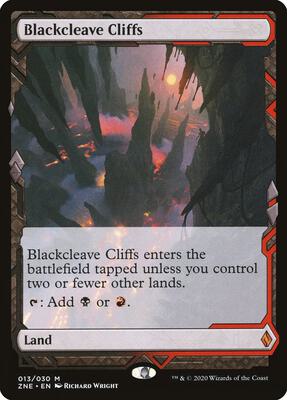 Blackcleave Cliffs card from Zendikar Rising Expeditions