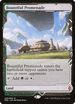 Bountiful Promenade card from Zendikar Rising Expeditions