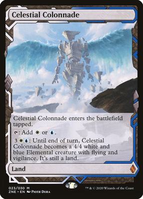 Celestial Colonnade card from Zendikar Rising Expeditions