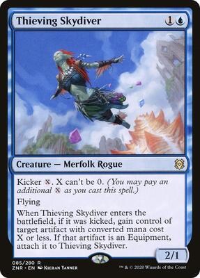 Thieving Skydiver card from Zendikar Rising