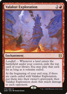 Valakut Exploration card from Zendikar Rising