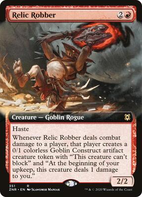 Relic Robber (Extended Art) card from Zendikar Rising