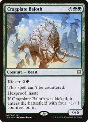 Cragplate Baloth card from Zendikar Rising