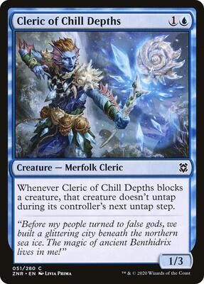Cleric of Chill Depths card from Zendikar Rising