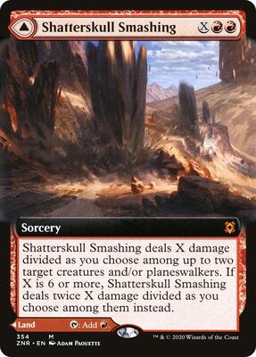 Shatterskull Smashing (Extended Art) card from Zendikar Rising