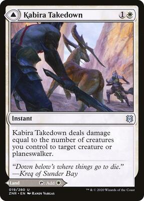 Kabira Takedown card from Zendikar Rising