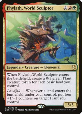 Phylath, World Sculptor card from Zendikar Rising