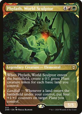 Phylath, World Sculptor (Showcase) card from Zendikar Rising
