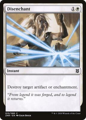 Disenchant card from Zendikar Rising
