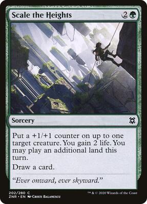 Scale the Heights card from Zendikar Rising