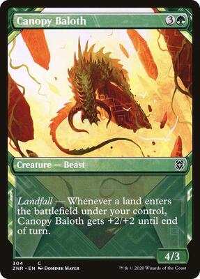 Canopy Baloth (Showcase) card from Zendikar Rising