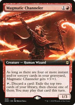 Magmatic Channeler (Extended Art) card from Zendikar Rising