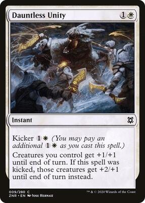 Dauntless Unity card from Zendikar Rising