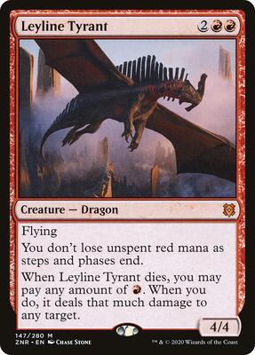 Leyline Tyrant card from Zendikar Rising