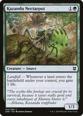 Kazandu Nectarpot card from Zendikar Rising