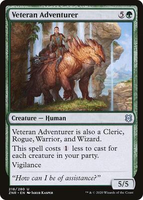 Veteran Adventurer card from Zendikar Rising