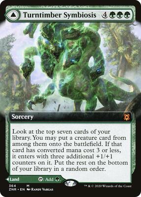 Turntimber Symbiosis (Extended Art) card from Zendikar Rising