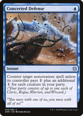 Concerted Defense card from Zendikar Rising