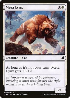 Mesa Lynx card from Zendikar Rising