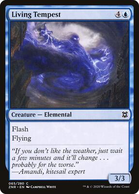 Living Tempest card from Zendikar Rising
