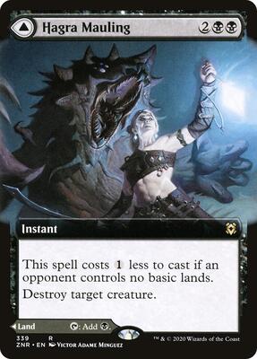 Hagra Mauling (Extended Art) card from Zendikar Rising